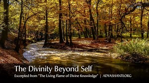 THE DIVINITY BEYOND SELF What exists beyond the self? Adyashanti invites you beyond the obsession of self to find the deep freedom, clarity, and love of the divine. Once the self experiences itself as divinity, then the beauty of divinity is able to shine through everywhere and as everything. Excerpted from Silent Retreat Vol. 39 – Tahoe May 2014 ~ Talks, “The Living Flame of Divine Knowledge”: https://bit.ly/2YjaRgB Quote from this Video: “As soon as you are outside of the domain of self, every