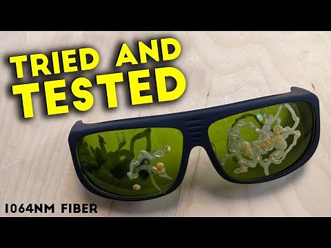 The BEST Fiber Laser Safety Glasses | FreeMascot 1064nm Review