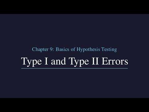 31 type i and ii errors