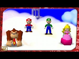 Mario Party for N64 ⁴ᴷ Mario's Rainbow Castle (Donkey Kong gameplay)