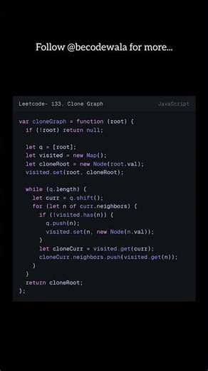 LeetCode 133 🚀 Clone Graph Explained