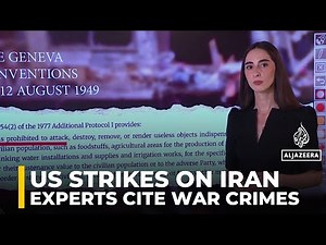 US legal experts warn strikes on Iran could amount to war crimes