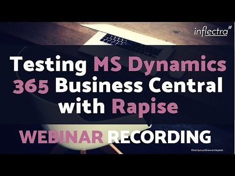 Webinar: Testing MS Dynamics 365 Business Central with Rapise