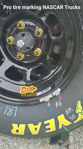 What Do All Those Tire Markings Mean? - Pro Team Tire Tracking System. #nascar #trackday #indynxt
