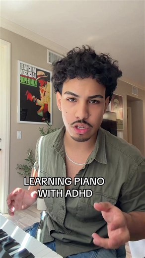 LEARNING PIANO WITH ADHD #foryoupage #explorepage #trending #fyp #piano