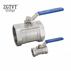 [Hot Item] Manual BSPT/NPT Threaded/Welded SUS 304/316 CF8 CF8m Female BSPT NPT Thread 1PC Stainless Steel One-Piece 1 Piece Ball Valve