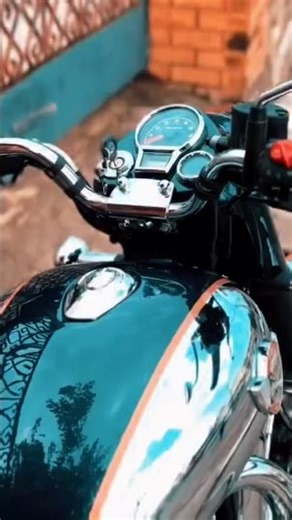 royal Enfield classic emrald green 💚 #royalenfieldelectra