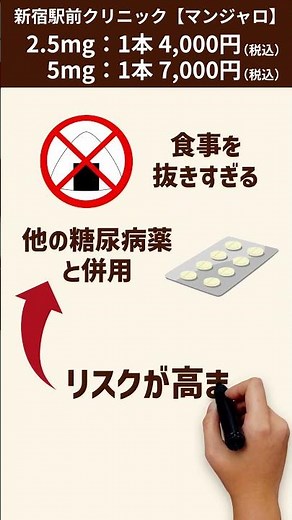 【マンジャロと低血糖】症状を見逃さないで！
