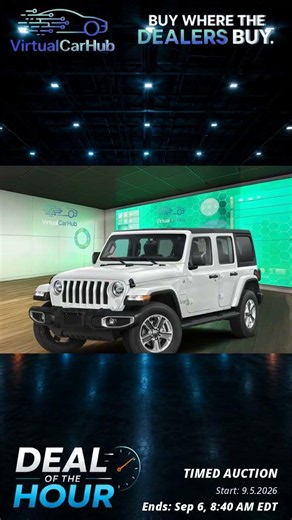 Deal of the Hour - 2023 Jeep Wrangler Sahara Altitude - $29,300
