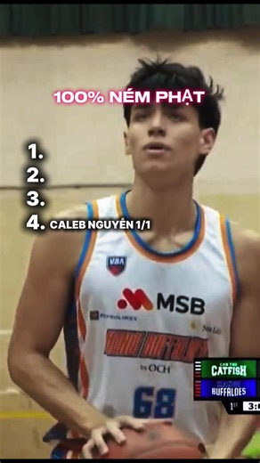 100% tỉ lệ ném phạt tại mùa giải vừa qua là những ai? #VBA #bongroVBA #VBA2026