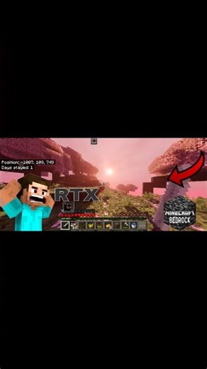 Minecraft RTX 😱 in Bedrock Edition |