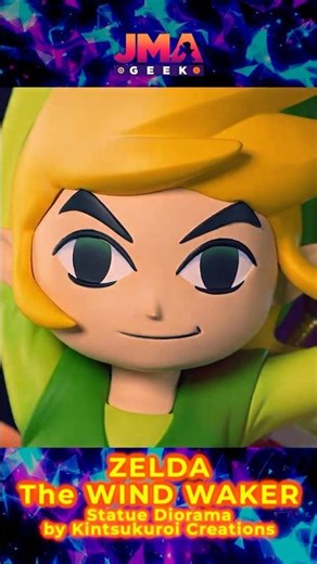 ZELDA: THE WIND WAKER Statue Diorama 1/4 by Kintsukuroi Creations #zelda #shorts #new
