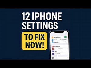 12 iPhone Settings Seniors Should Change Immediately
