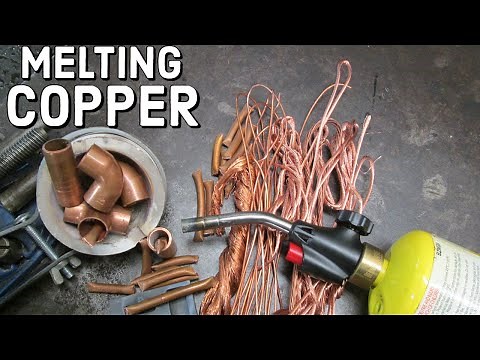 CAN YOU MELT COPPER IN A POOR MAN'S CRUCIBLE ???