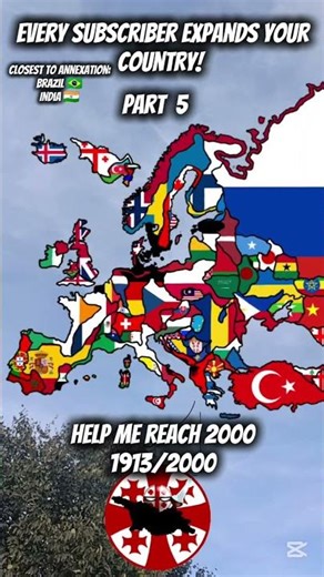 Day 5 of my subscribers expanding the country #countries #history #geographythroughmaps #geography