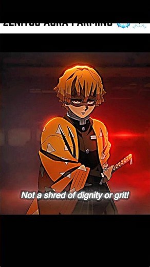Zenitsu Aura Farming 🥶☠️ #anime #demonSlayer #edit #animeedit