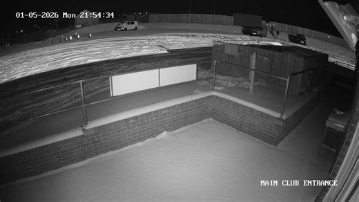 FURTHER DAMAGE / BREAK IN Unfortunately we're having to share another incident of damage being caused at St James' Park on Monday night shortly before 10pm. Despite the bad weather, 3 people can be seen on CCTV kicking the gate at the railway end, smashing the lock in the process, and entry has then been gained into our pitch maintenance container. We are currently assessing what has been stolen from the club. Further video in comments section in colour. Why anyone would feel the need to do this