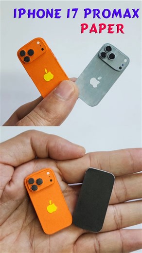 DIY Miniature iPhone 17 Pro Max from Paper | Easy Craft Tutorial