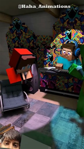 When crying become Music #minecraft #minecraftanimation #animation #shorts #youtubeshorts