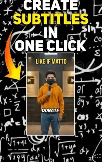 1 Click Subtitle Generator 🚀 | Best Auto Caption App!