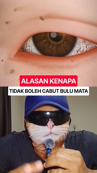 WHY YOU SHOULD NEVER PULL OUT YOUR EYELASHES‼️ @zackdfilms #cyborg