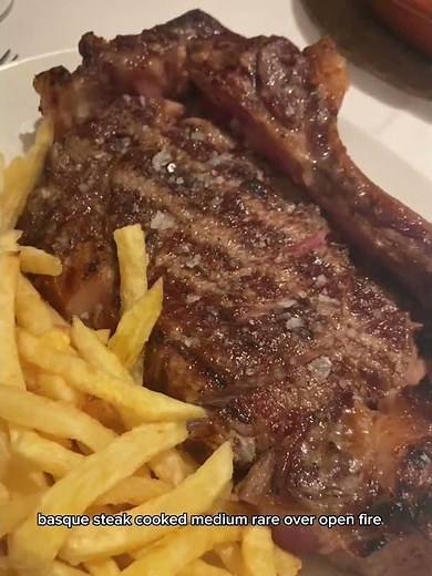 best Basque steak in San Sebastián. #basquecountry #steak