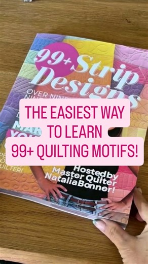 Here’s how you use the Strip-by-Strip Design Workbook — and why it’s about to become your new quilting BFF. Grab your workbook, flip through the designs, and pick the one you want to quilt next. Then grab your smart device, scan the QR code, and boom — it’ll take you straight to the video where I walk you step-by-step through that exact motif. Quick note: the videos won’t be available until they’re released during the 99-day series starting February 1st… but once they’re live, you can scan and r