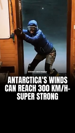 Society View Point | Antarctica is one of the windiest places on Earth, with winds reaching up to 300 km/h. These powerful winds, called katabatic winds, occur... | Instagram