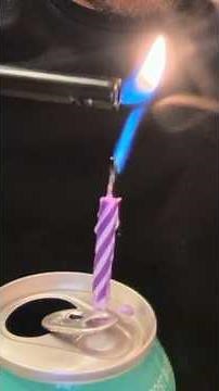 Lighting a candle with smoke #science #scienceexperiment #learnontiktok #learning #stem #stemforkids