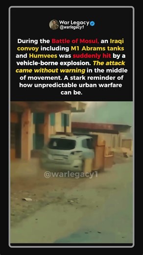 Mosul Convoy Ambushed in Seconds #shorts