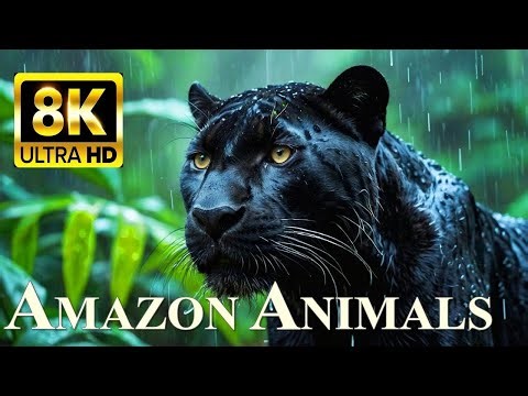 Hidden Amazon Secrets: Animals Caught in 8K Ultra HD