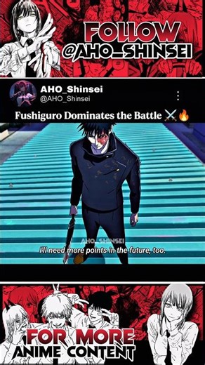 Fushiguro’s Epic Fight Scene ⚔️🔥 #anime #animeshorts