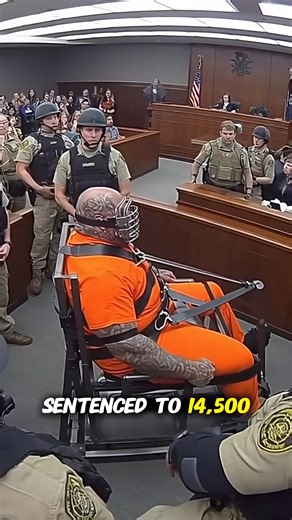 14,500 YEARS?! He WENT INSANE 😳🔥 Judge says “14,500 years” — inmate EXPLODES. Deputies rush in. Steel chair shakes. Raw courtroom CCTV chaos. Follow 👉 | Wakatobi Keren