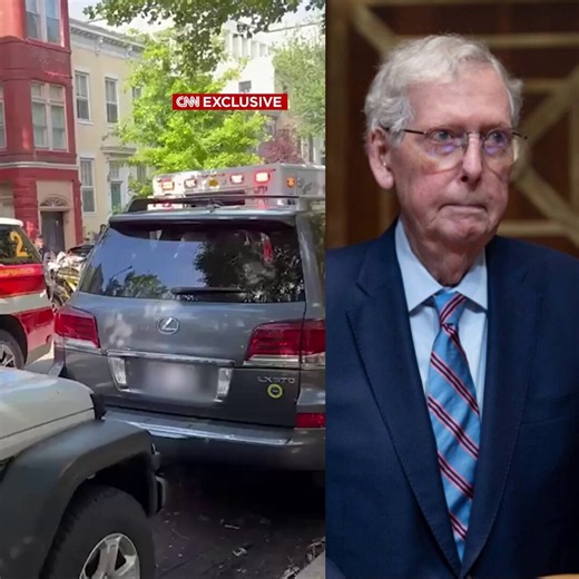 New footage confirms Sen. Mitch McConnell (R-KY) was loaded onto a stretcher and into an ambulance for his initial hospital transport. EMS audio references an unknown person "unconscious" from "cardiac arrest," with "CPR in progress." - CNN