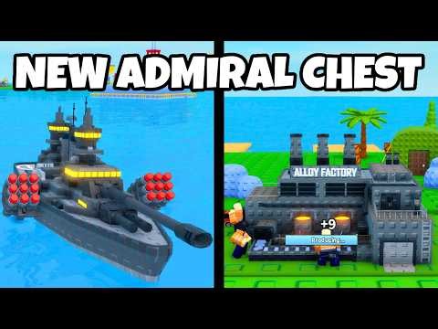 I Got ALL NEW ADMIRAL CHEST LIMITEDS in Roblox Navy War