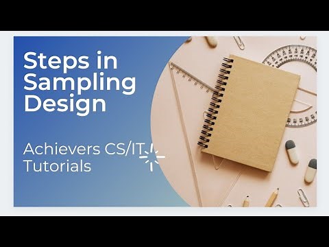 Steps in Sampling Design | Research Methodology