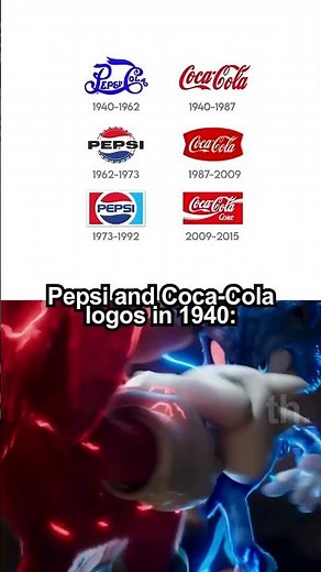 Coke and Pepsi logos in 1940 👌