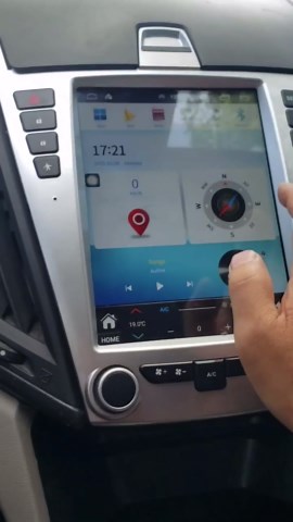 Car Radio for Chevrolet Equinox GMC Terrain LT LTZ 2010-2017 Stereo Replacement Carplay Android Auto GPS Navigation Tesla Style Screen with DSP in Dash Headunit Multimedia Player Audio High Version