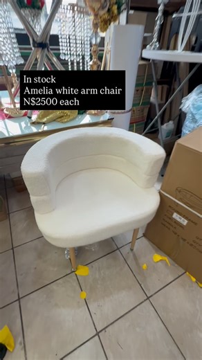 Explicit Essentials on Instagram: "In stock ✔️Luxury Amelia white arm chairs Available in only 📌White N$2500 each WhatsApp/Call/Text +264853057583 Or join the WhatsApp group: https://chat.whatsapp.com/CmZS6oMQsDTLrvUiRm2Ble?mode=ems_copy_c Come through with we courier country wide‼️"