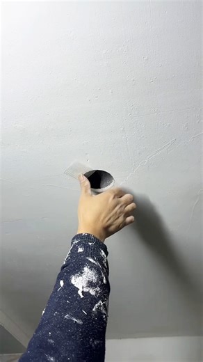 POP Ceiling Light Hole Fix | Pop + Putty Mix Se Perfect Fillup | Smooth Finishing Tips