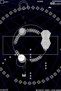 Space Invaders Infinity Gene descending on the iPhone