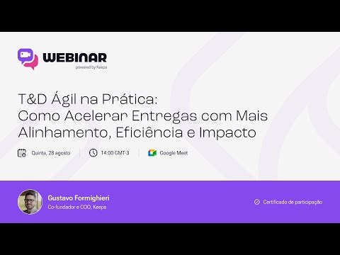 Webinar | T&D Ágil na prática