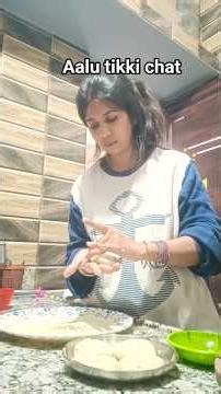 Alu tikki chat😊#shorts #chat #food #yummy #homemade #recipe #cooking