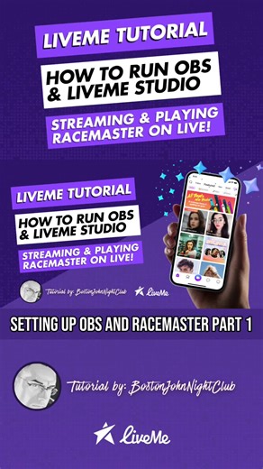 Tutorial time! How to run OBS & LiveMe Studio for streaming and playing #interactivegames on liveme ! Part 1 of 4! #obs #obstutorial #racemaster