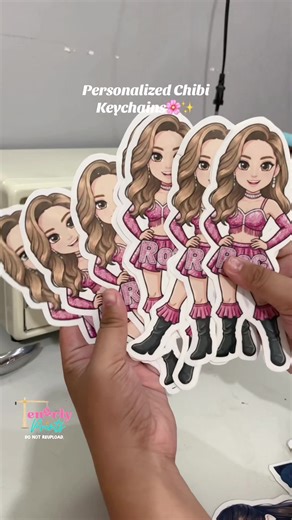Personalized Chibi Keychains - Custom Keychain Making Set