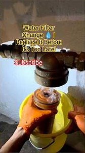 Water Filter Change 💧 | Replace It Before It's Too Late!#Plumbing #DIY#HomeMaintenance