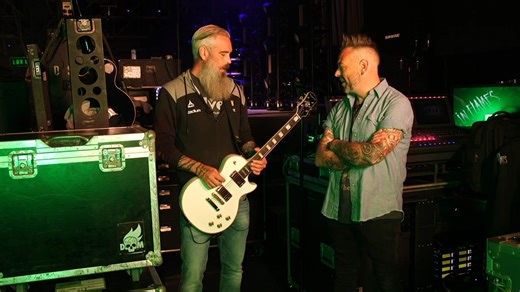 The In Flames shredder details his signature guitar, decodes the band's dropped tunings, and explains why he likes active pickups. | Premier Guitar