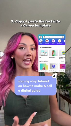 Here’s an ACTUAL step-by-step tutorial on how to make & sell a digital guide😌 Make sure to save this post and GO FRICKIN MAKE A GUIDE!!!🗣️🗣️🗣️ #fulltimecontentcreator #contentcreator