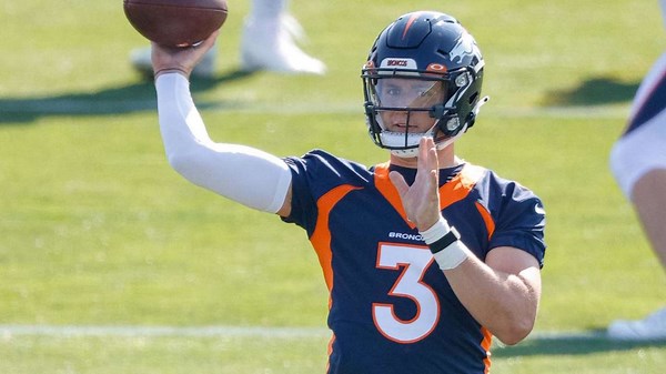 Pressure Mounting as Drew Lock Admits his Day 7 Interception to Close Practice 'Stings'
