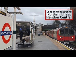 London Underground Northern Line at Hendon Central Station